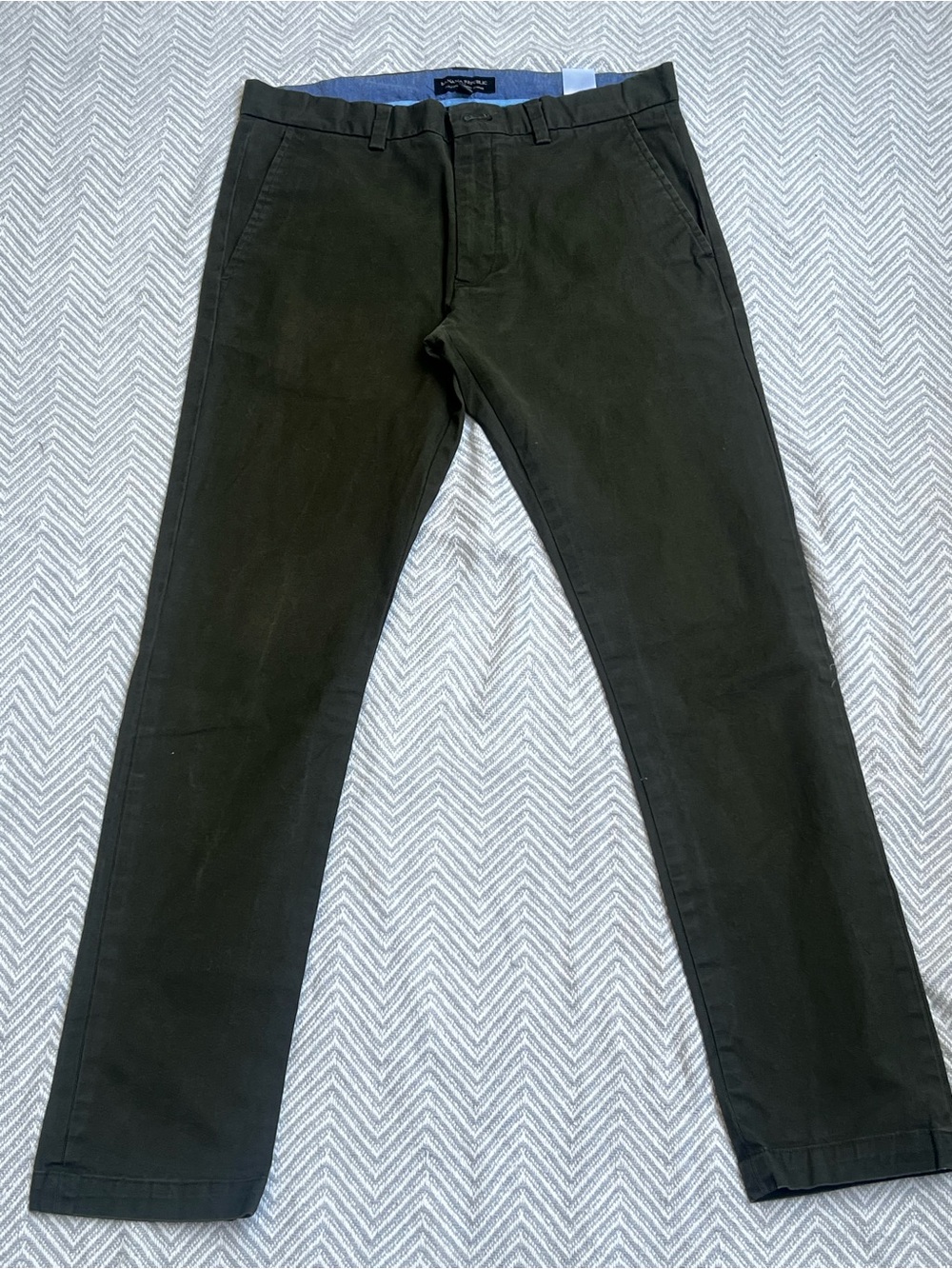 Banana Republic Dark Olive Chino Pants